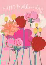 Classic Mother's Day Card - Pretty Florals - Happy Mothers Day created by Louise Tiler