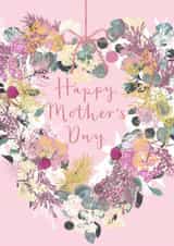 Classic Mother's Day Card - Heart Wreath - Floral created by Louise Tiler