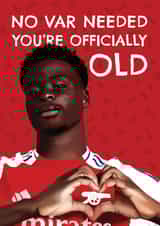 Fun Saka Birthday Day Card - Bukayo Saka - Gooners created by AbiGoLucky