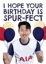 Faceswap Punny Birthday Card - Heung-Min Son - Tottenham Hotspur F.C. created by AbiGoLucky