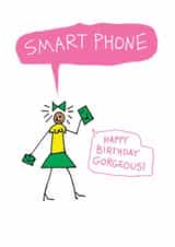Smartphone birthday fun created by Reason to Send