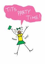 Rude party card created by Reason to Send