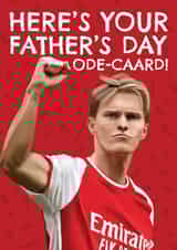 Punny Father's Day Card - Martin Odegaard - Arsenal created by AbiGoLucky