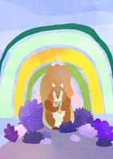 Rainbow Squirrel created by Madeleine Groves