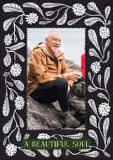 Personalised Sympathy Photo Card created by Hadley Paper Goods Ltd - Classic Sympathy Card - A Beautiful Soul - Funeral