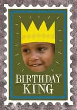 Personalised Birthday Photo Card created by Hadley Paper Goods Ltd - Classic Birthday Card - For Him - Birthday King