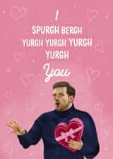 Funny Valentine's Day/Anniversary Card - Alexander - The Traitors created by Silky Rose Design