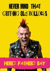 Funny Father's Day Card - Sex Pistols - Never Mind The Bollocks created by Jon Higham