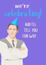 Funny Congratulations/Birthday Card - Uncle Bryn - Gavin And Stacey created by Sian Moore Illustration