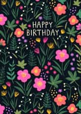 Pretty Birthday Card - Flowers - For Her created by Pablo and Pickle Studio