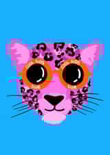 Cool Birthday Card - Cool Kids Club - Leopard created by Sinead McArdle