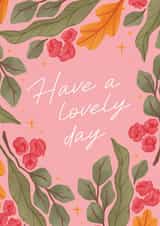 Pretty Birthday Card - Lovely Day created by Rebekah Hollins