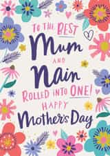 Pretty Mother's Day Card - Mum And Nain created by Dotty Black
