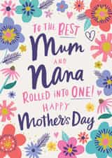 Pretty Mother's Day Card - Mum And Nana created by Dotty Black