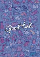 Good luck summer cats created by Nati Chuleta
