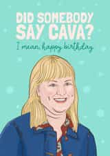 Funny Birthday Card - Amandaland - Cava created by Running with Scissors