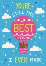 Cute Anniversary Card for Significant Other created by Subasree