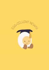 Cute Graduation Card - Jellycat - Egg created by Salt & Sage