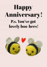 Cheeky Anniversary card for your significant other - lovely boobies created by Milliewest