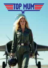 Funny Mother's Day Card - Top Mum created by Tainted Genie