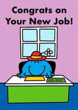 Cute New Job Card - Mr. Men - Miss Bossy created by Mr. Men