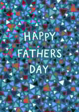 Classic Father's Day Card - Geometric Design created by Pear Tree Press