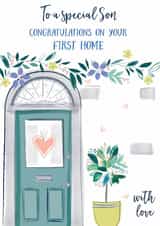 Classic New Home Card - For Son - Congratulations On Your First Home created by Katie Phythian Design