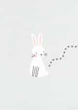 Cute Easter Card - Bunny - Simple Design created by GRA Designs
