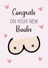 New Boobs, Boob Job, Plastic Surgery, Breast Enlargement, Funny, Sarcastic, created by Natalie Frost