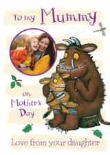 Personalised Mothers Day Photo Card created by Danilo - Personalised Gruffalo Mother's Day Photo Card from Daughter
