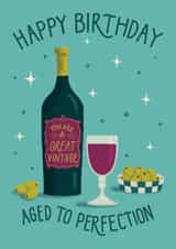 Classic Birthday Card - Aged To Perfection created by Jo Podmore