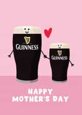 Cute Mother's Day Card - Guinness - Baby Guinness created by Pink Peach Cards