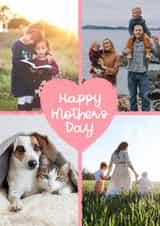 Personalised Mothers Day Photo Card created by Spark and Wild - Classic Mother's Day Card - Multi Photo Card