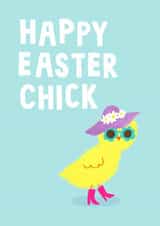 Cute Easter Card - Happy Easter Chick created by Holly Fox