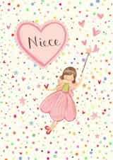 Pretty Birthday Card - For Nice - Cute Fairy created by Love Lucy Illustration