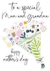 Traditional Mother's Day Card - Mum And Grandma - Floral Bouquet created by Katie Phythian Design