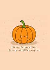 Cute Father’s Day Card - From The Kids - Little Pumpkin created by Rosalie Perl