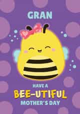 Cute Squishmallows Bee Mother’s Day Card for Gran created by Danilo