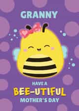 Cute Squishmallows Bee Mother’s Day Card for Granny created by Danilo
