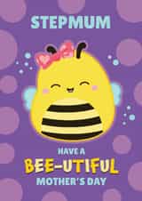 Cute Squishmallows Bee Mother’s Day Card for Stepmum created by Danilo