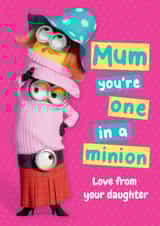 Funny Minions Mother’s Day Card for Mum – From Daughter created by Danilo