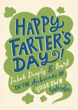 Funny Father's Day Card - For Dad - Fart Joke created by Dalia Clark Design