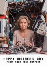 Funny Mother's Day Card - Tech Support created by Diana Wolters