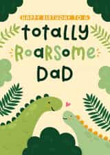 Cute Birthday Card - Dinosaurs - From the Kids created by Joanne Hawker