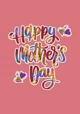 Vibrant Mother's Day Card for a vibrant and bold mother created by AfroTouch Design