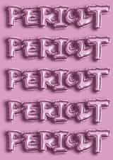 Cute Congratulations Card - balloons - PERIODT created by SAOB