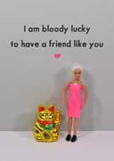 Cute Friendship Card - Lucky Friendship - Thank You created by Bold & Bright Cards