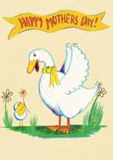Cute Mothers Day Card - Mother Goose created by Stiffnees