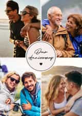Personalised Anniversary Photo Card created by Spark and Wild - Classic Anniversary Card - For Him - Our Anniversary