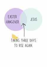 Easter hangover card because Easter is a bank holiday after all! created by Liquorice Twist